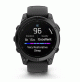 fēnix E – 47 mm, AMOLED - Slate grey steel with Black silicone band - 010-03025-01 - Garmin